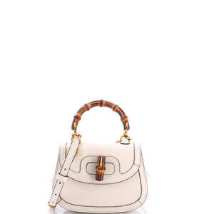 Gucci Mini Bamboo 1947 Top Handle Bag Jumbo GG Canvas